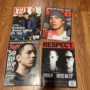 Vibe Magazine Collection with Red and Black Covers